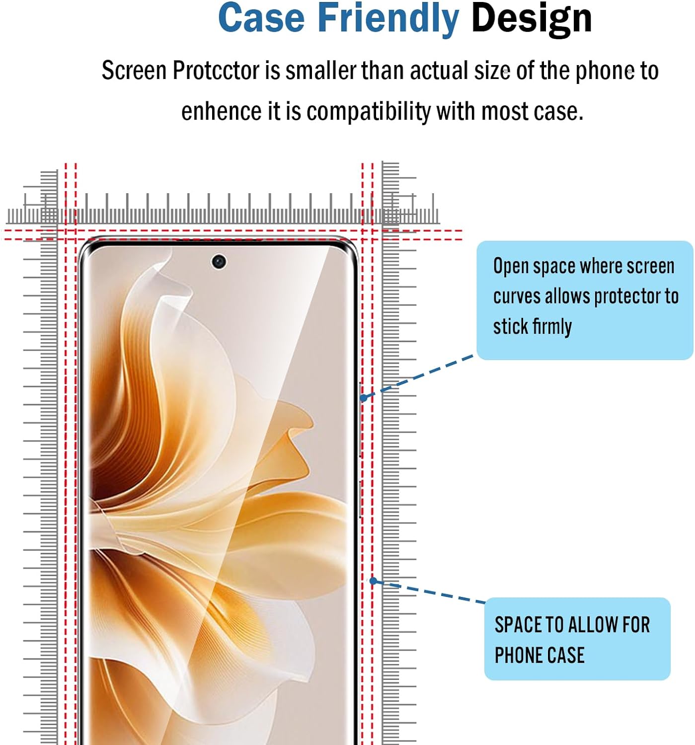 Realme 12 Pro / Realme 12 Pro+ Full Glue Curved Screen Protector-Mobilebies.in
