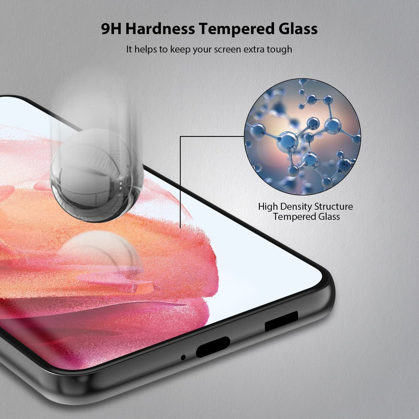 Samsung Galaxy S24 Full Glue Curved Screen Protector Tempered Glass - Mobilebies.in