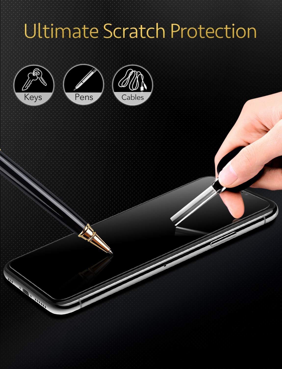Asus ROG Phone 6 Advance Premium Screen Protector Tempered Glass-Mobilebies.in