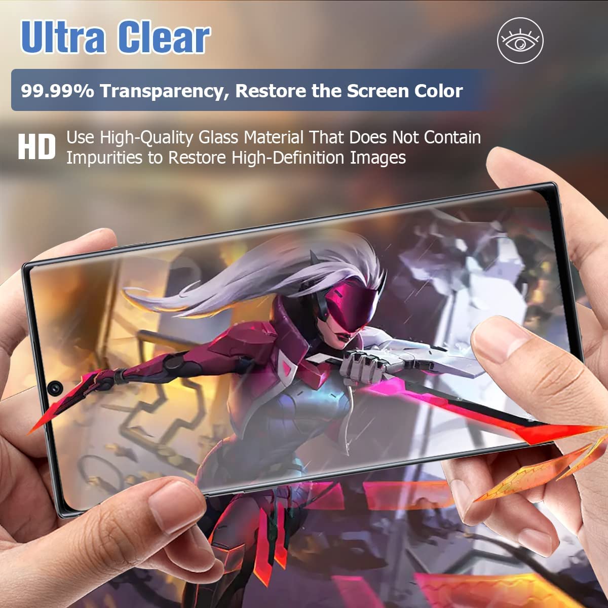 Samsung Galaxy Note 10 Plus Full Glue Curved Screen Protector-Mobilebies.in