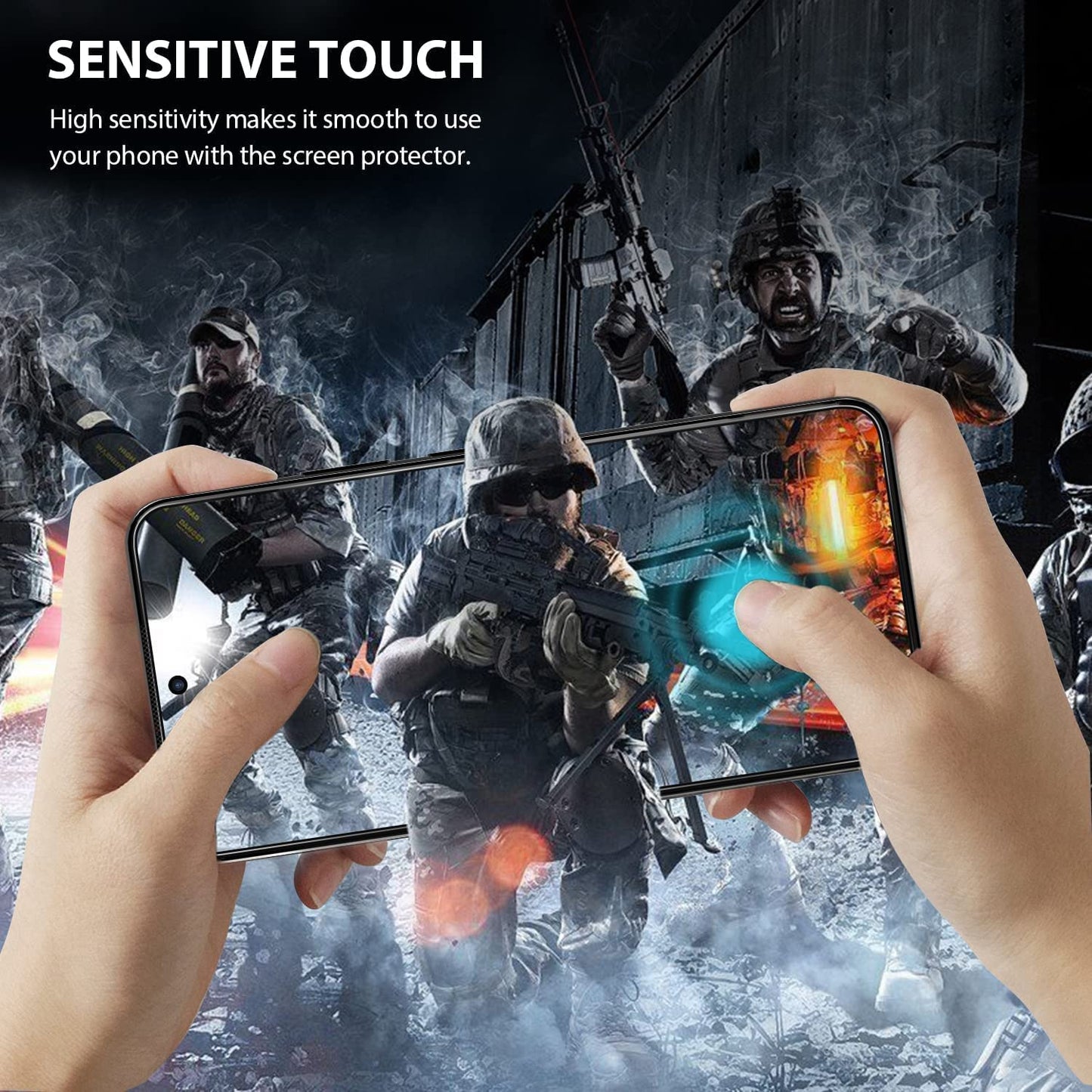 Samsung Galaxy S24 Full Glue Curved Screen Protector Tempered Glass - Mobilebies.in