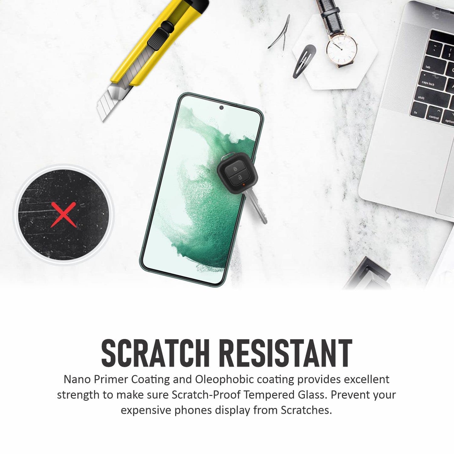 Samsung Galaxy S24 Full Glue Curved Screen Protector Tempered Glass - Mobilebies.in