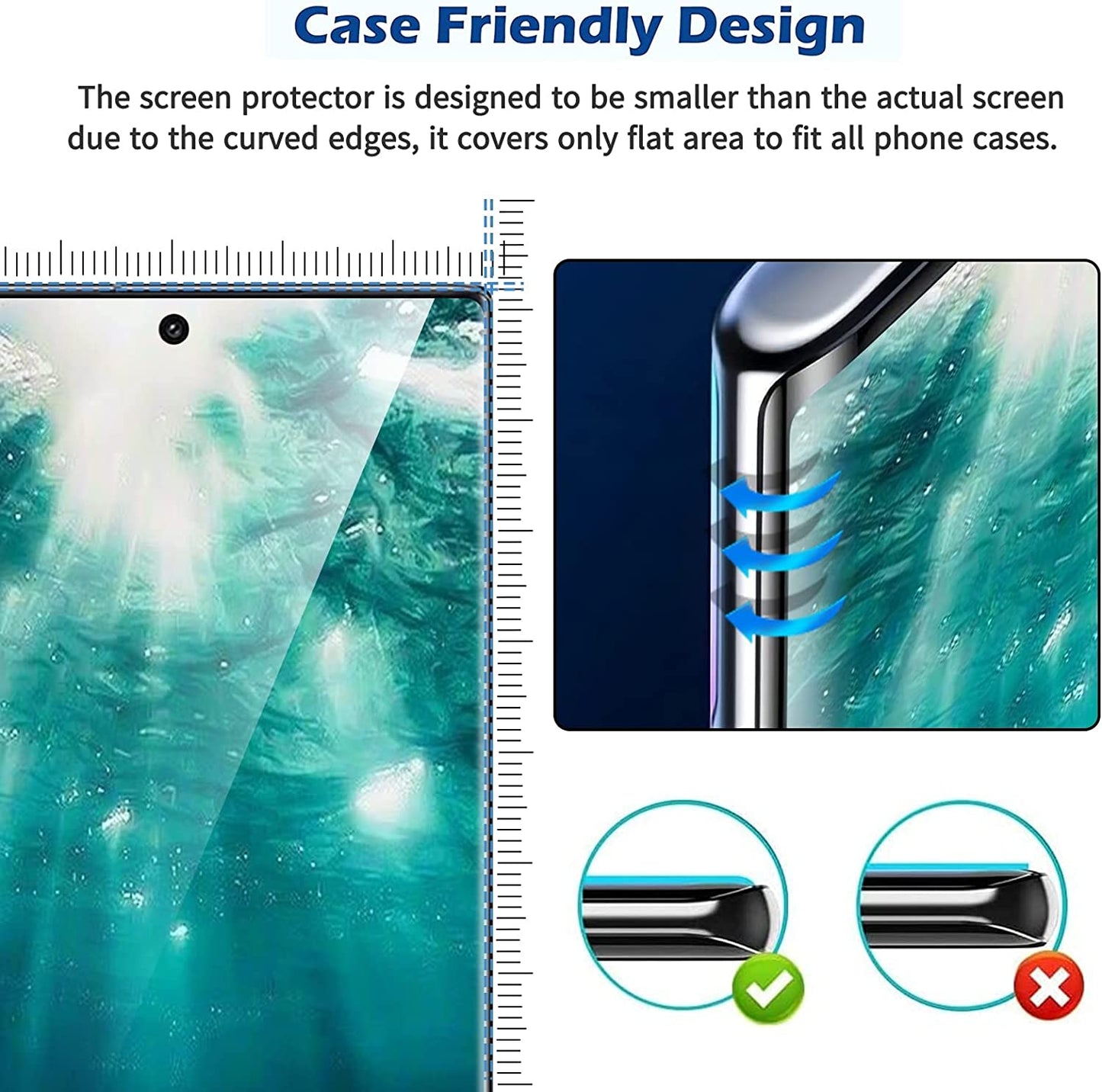 Samsung Galaxy Note 10 Full Glue Curved Screen Protector-Mobilebies.in