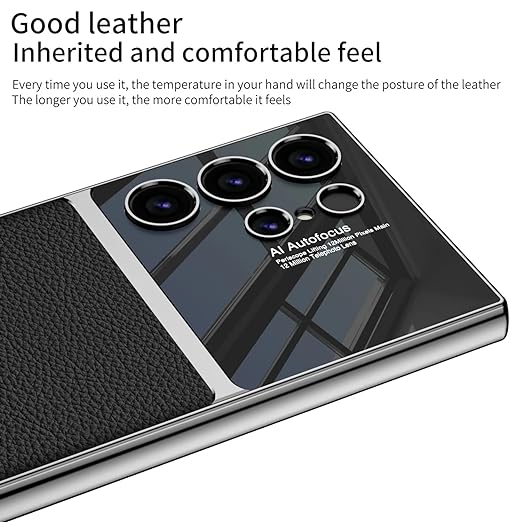 Samsung S24 Ultra Gkk Leather Electroplating Thin Mobile Phone Case-Mobilebies.in