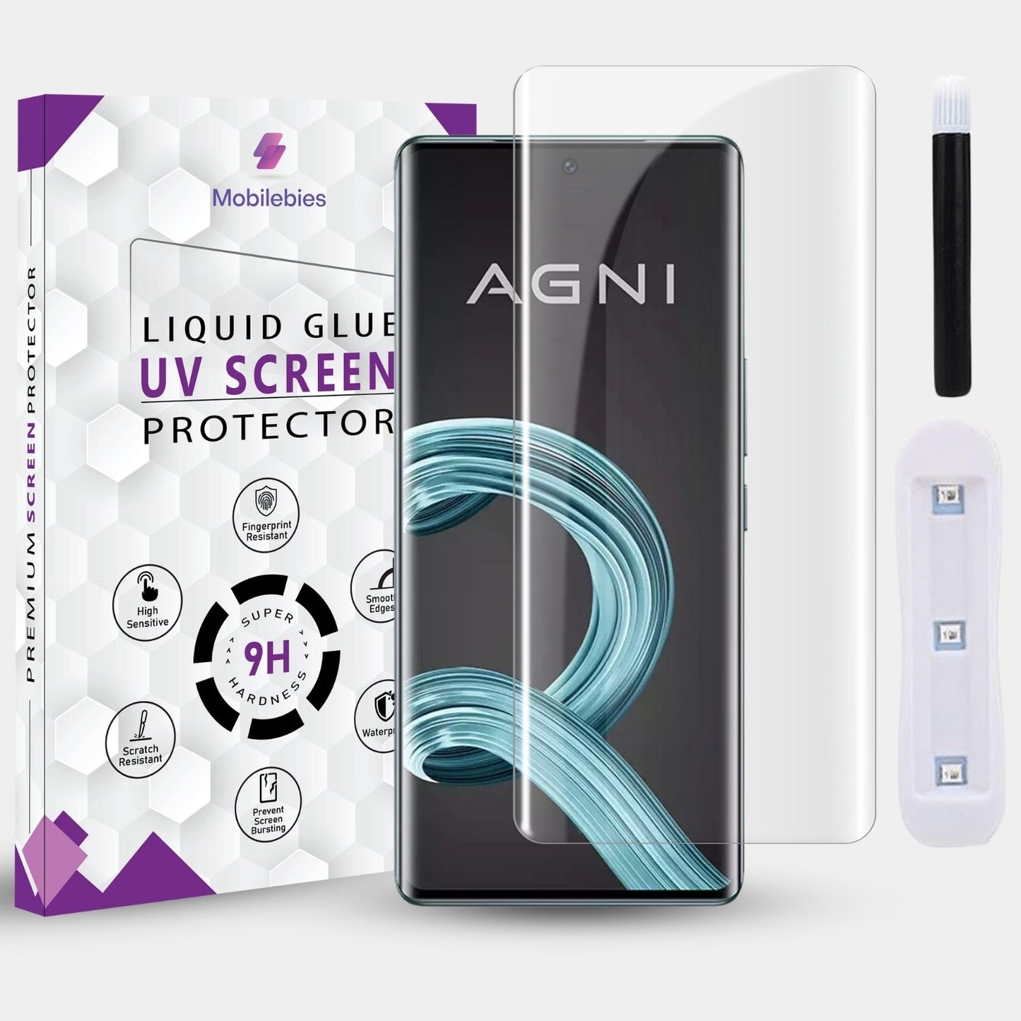 Lava Agni 2 Premium UV Screen Protector-Mobilebies.in