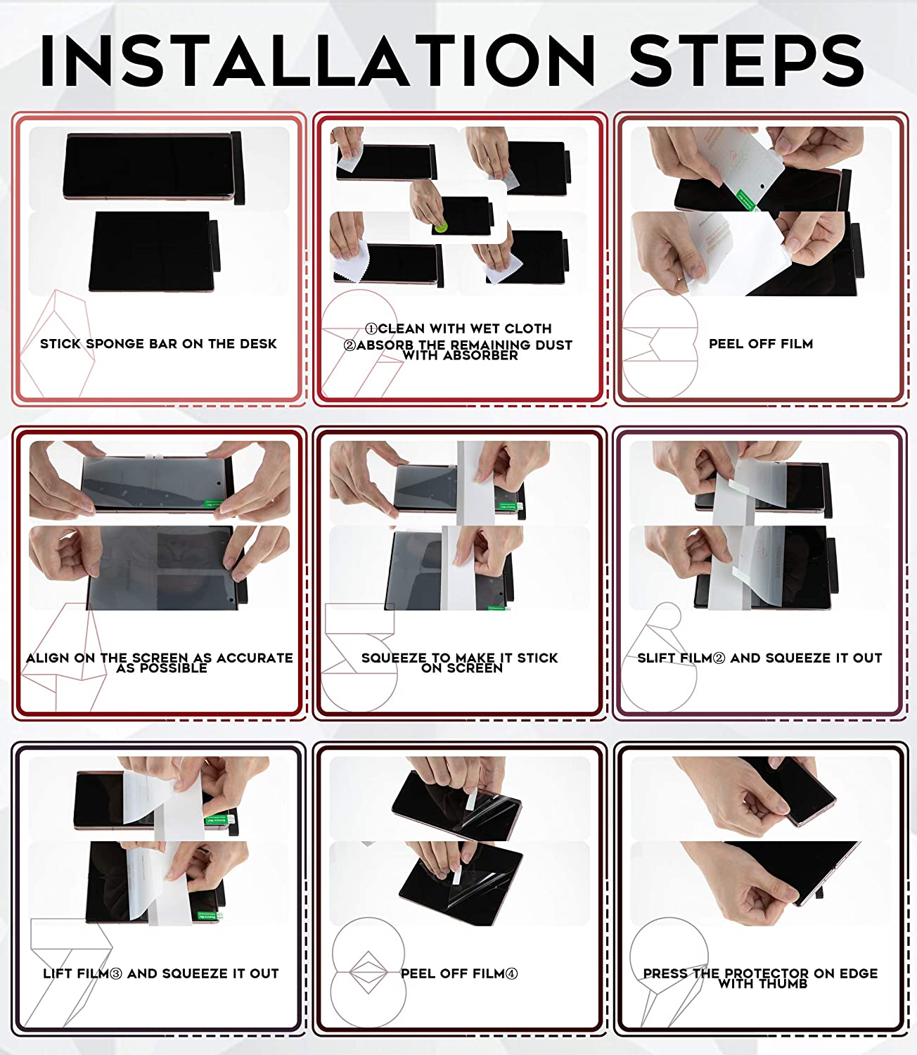 Samsung Fold 2 Membrane Screen Protector Mobilebies