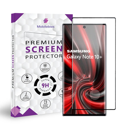 Samsung Galaxy Note 10 Plus Full Glue Curved Screen Protector-Mobilebies.in