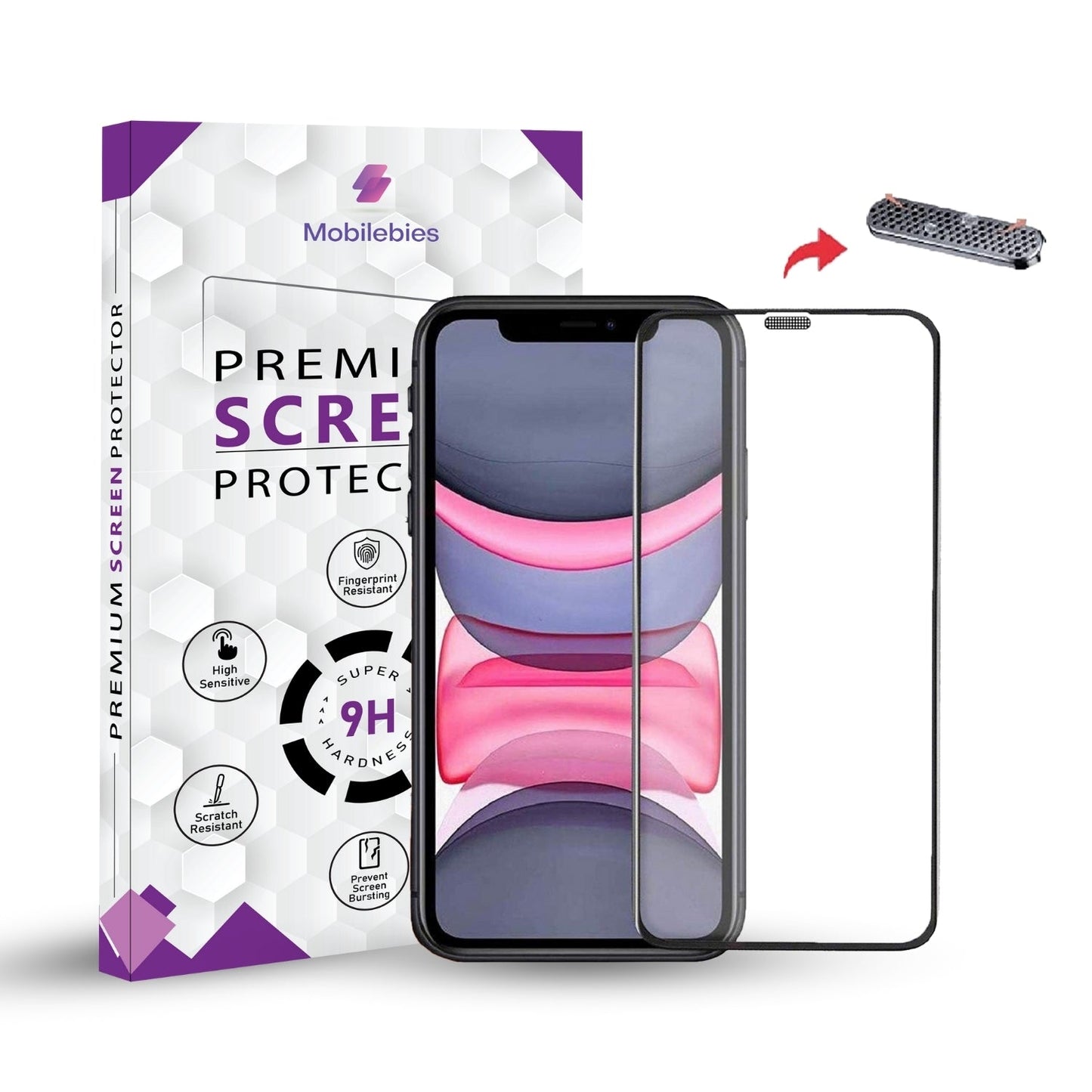 iPhone 15 Plus Anti Dust Screen Protector-Mobilebies.in