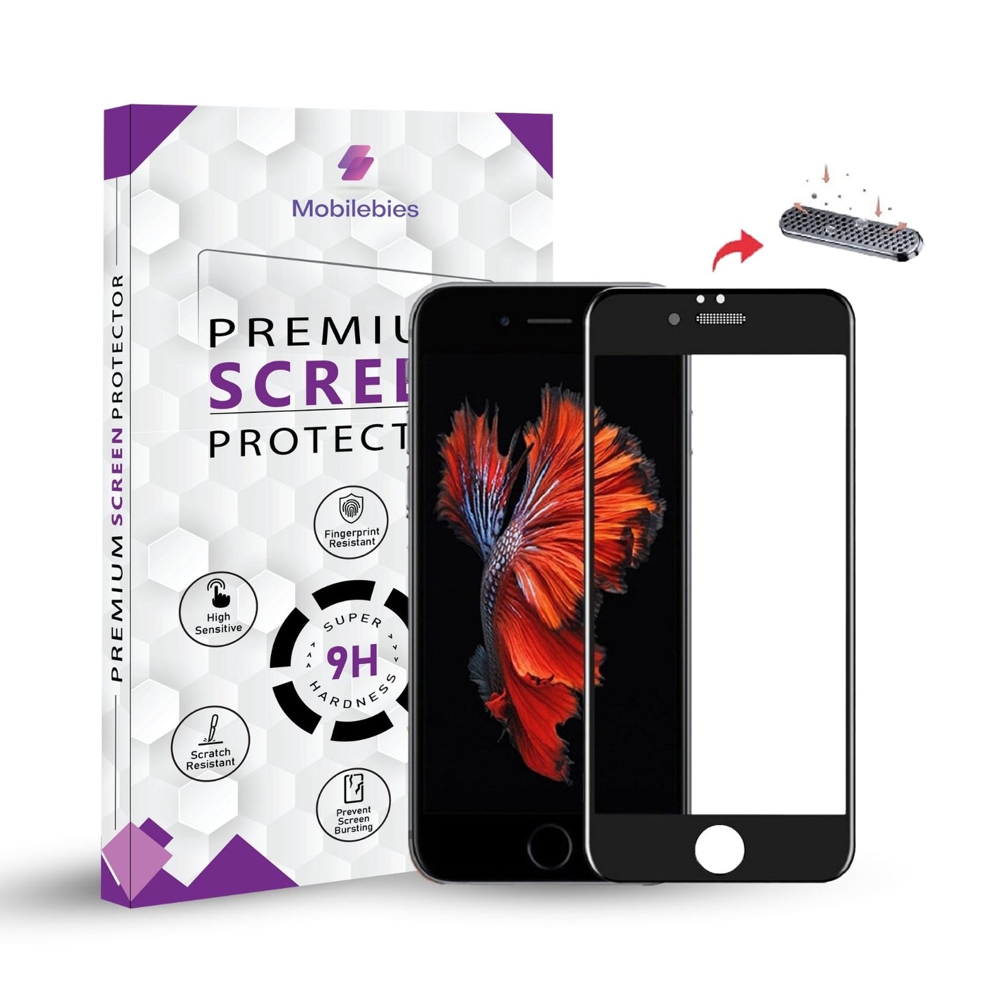 iPhone 6 Series Anti Dust Screen Protector-Mobilebies.in
