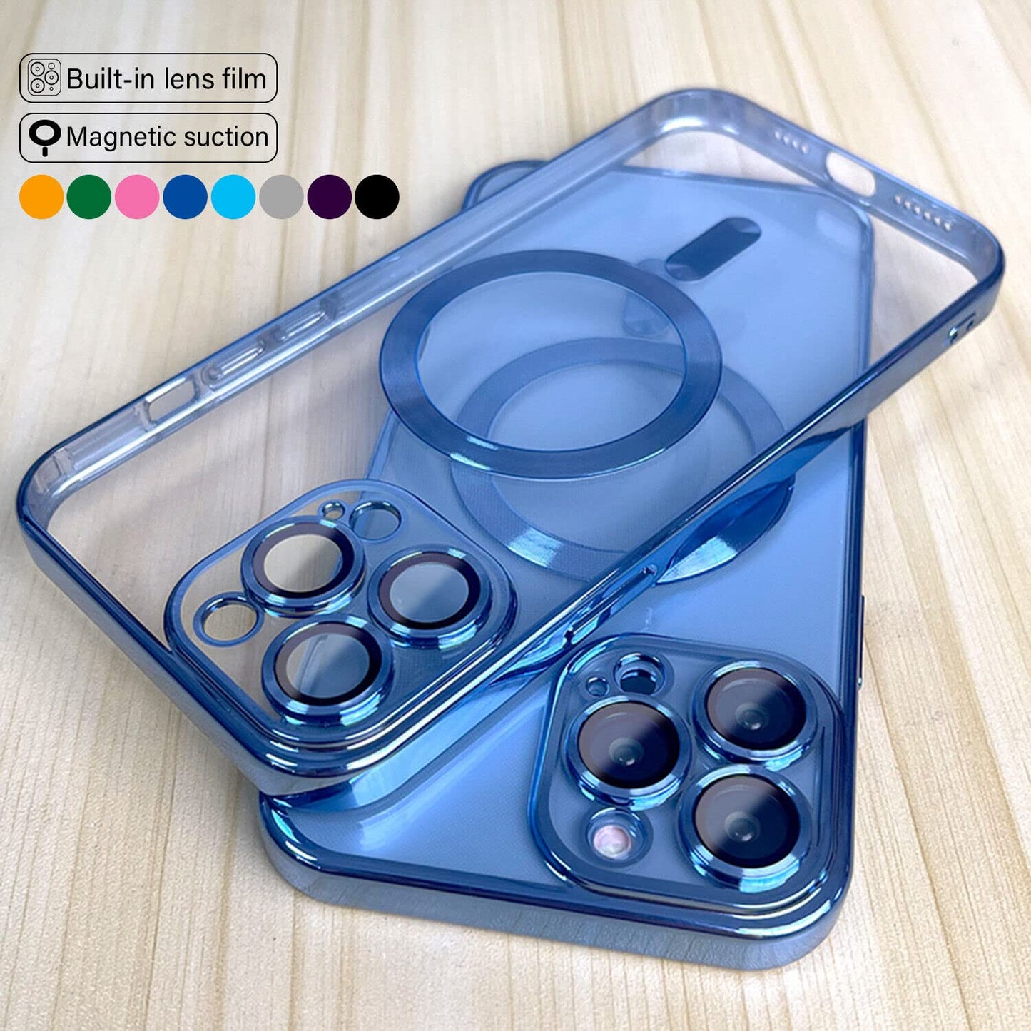 iPhone 14 Pro Max Magsafe Protective Case with Camera Lens Protector-Mobilebies.in