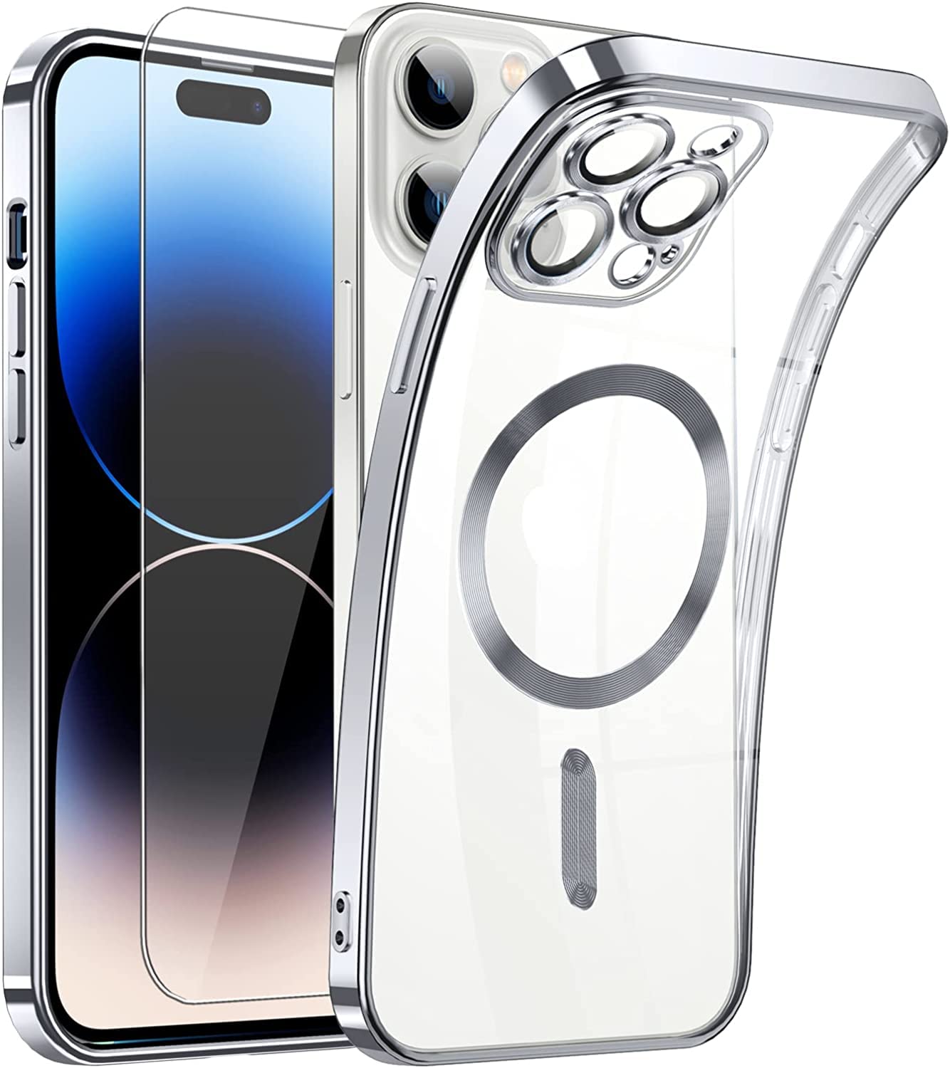 iPhone 13 Magsafe Protective Case with Camera Lens Protector-Mobilebies.in