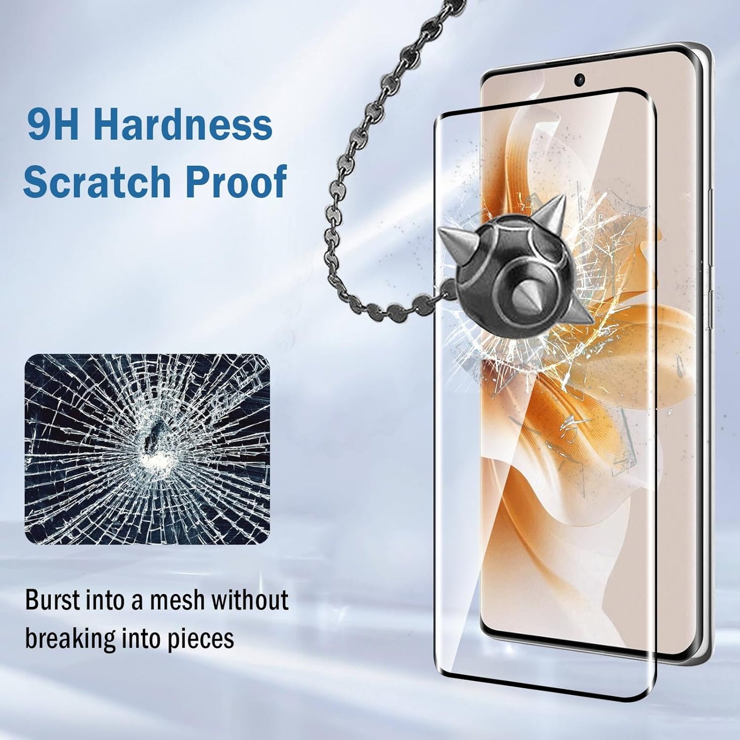 Realme 12 Pro / Realme 12 Pro+ Full Glue Curved Screen Protector-Mobilebies.in