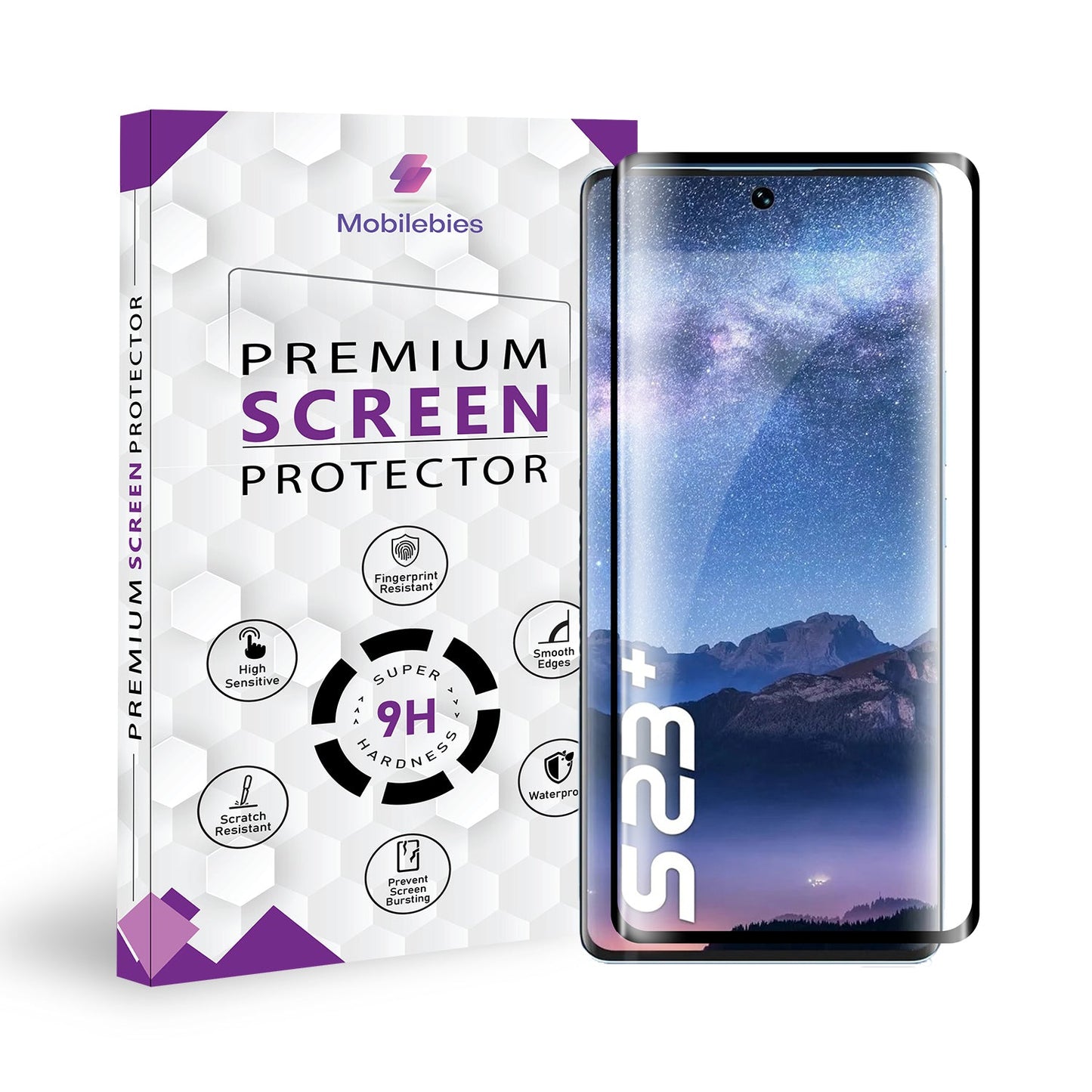 Itel S23 Plus 5G Full Glue Curved Screen Protector-Mobilebies.in
