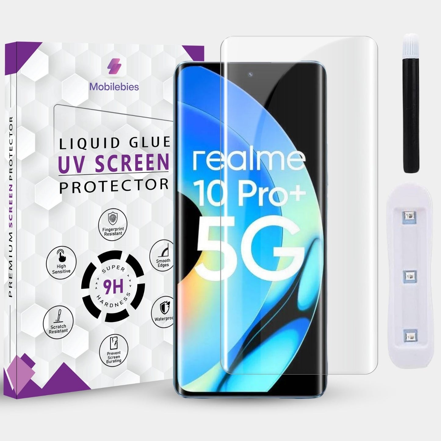 Realme 10 Pro Plus Premium UV Screen Protector-Mobilebies.in