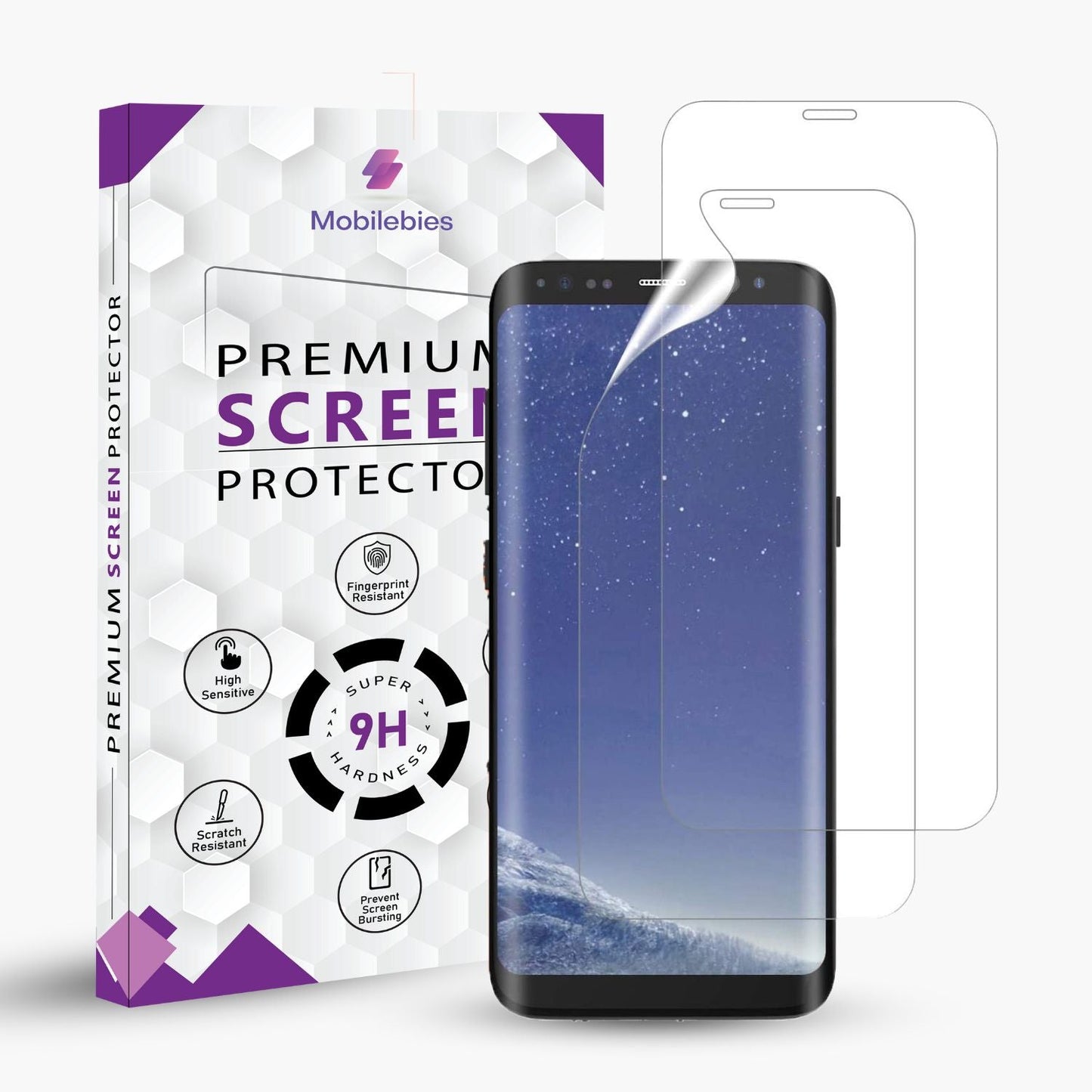 Samsung S8 Plus Membrane Screen Protector-Mobilebies.in
