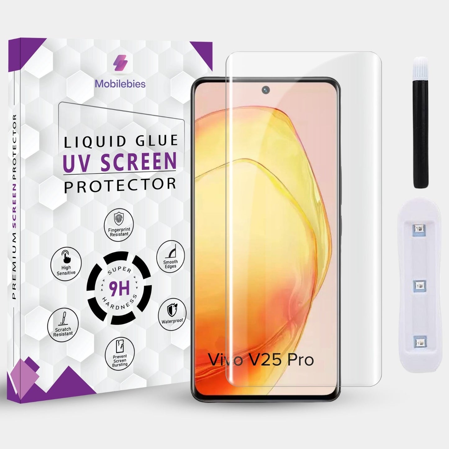 Vivo V25 Pro Premium UV Screen Protector-Mobilebies.in