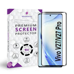 Vivo V27 Pro Full Glue Curved Screen Protector Tempered Glass-Mobilebies.in