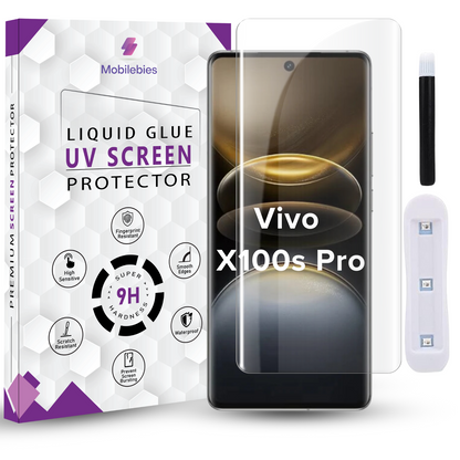 Vivo X100s Pro Premium HD+ UV Glass Screen Protector - Mobilebies.in