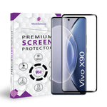 Vivo X90 Full Glue Curved Screen Protector Tempered Glass - Mobilebies.in