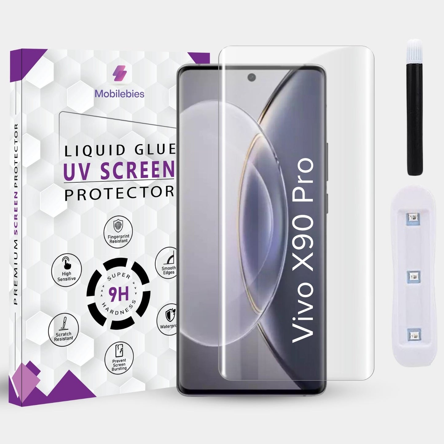 Vivo X90 Pro Premium UV Screen Protector - Mobilebies.in