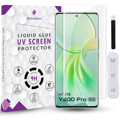 Vivo Y200 Pro Premium HD+ UV Glass Screen Protector - Mobilebies.in